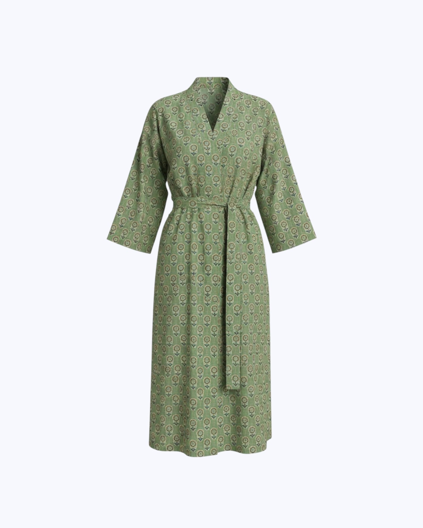 Hoz kimino/Bath Gown Hand Block Printed