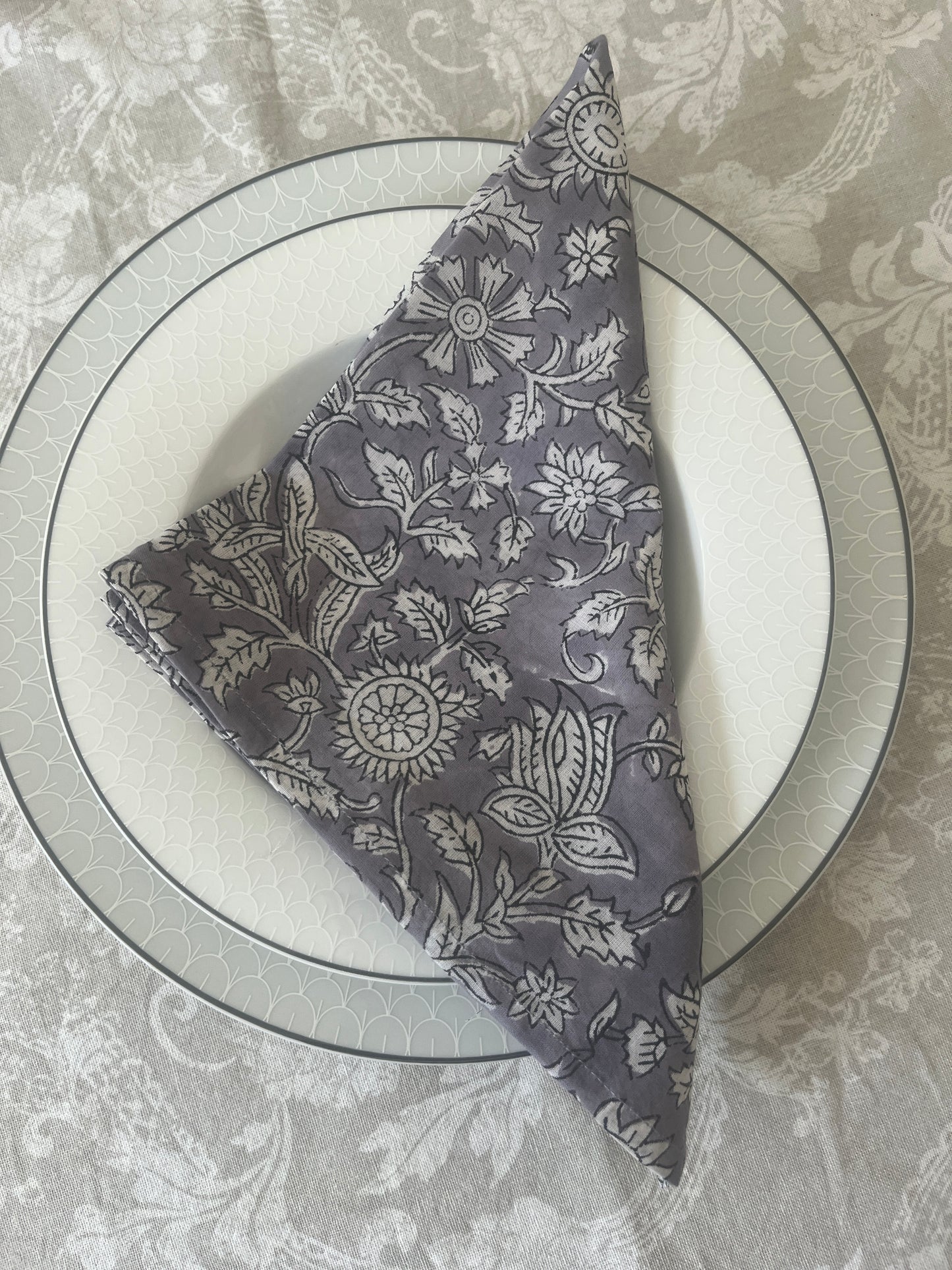 Nappe imprimée à la main (Harmony)