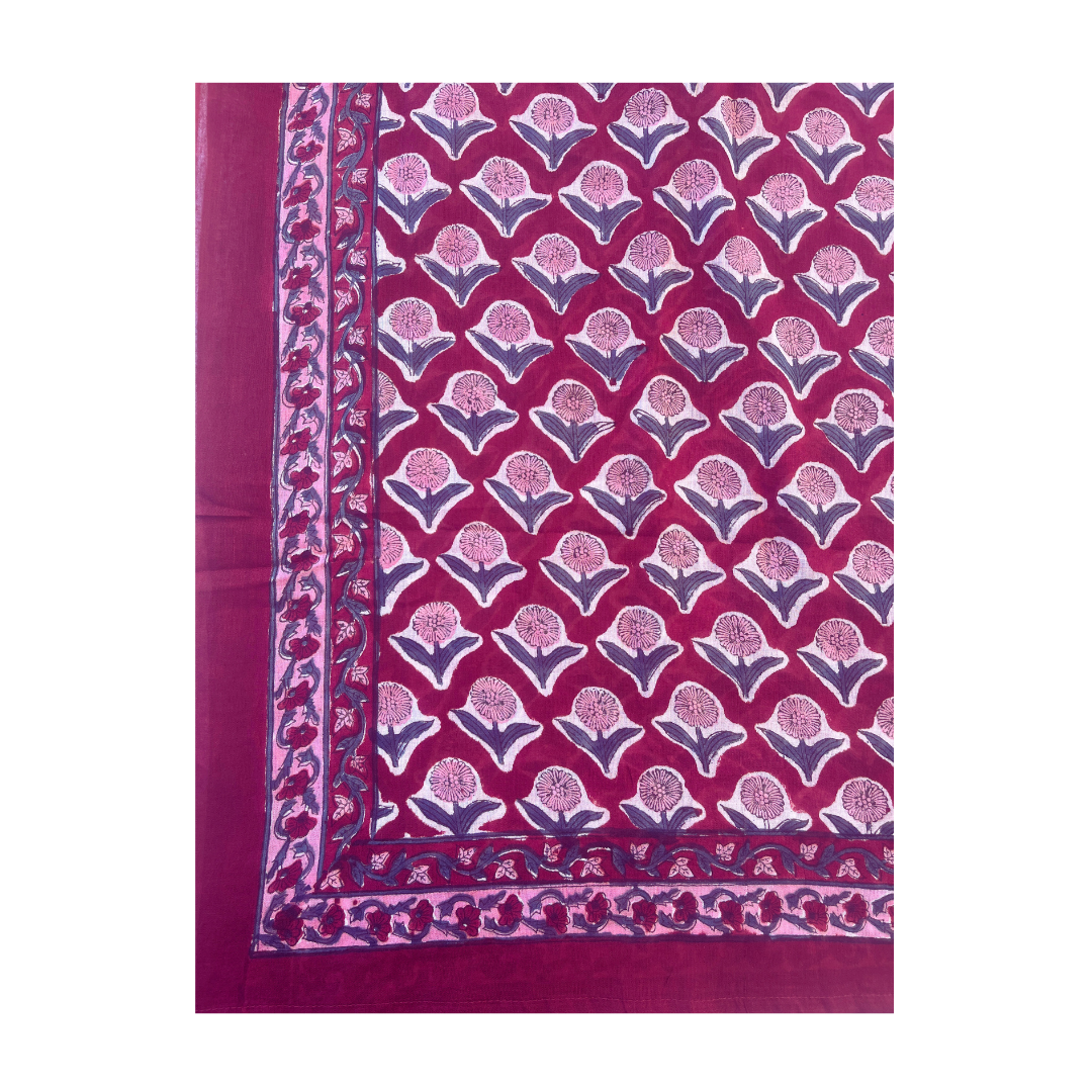 Buti- 100% Cotton Hand Block Printed Scarf