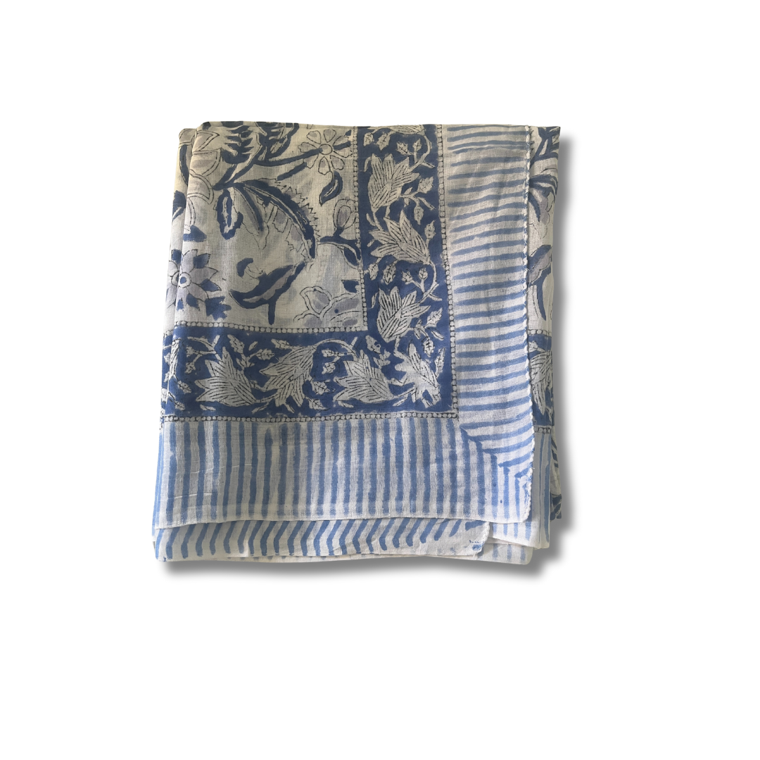 Neel- 100% Cotton Hand Block Printed Scarf