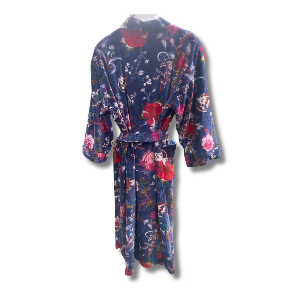 Velvet Printed Robe