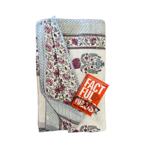 Jaal-Reversible Summer Blanket (Dohar) Hand Block Printed