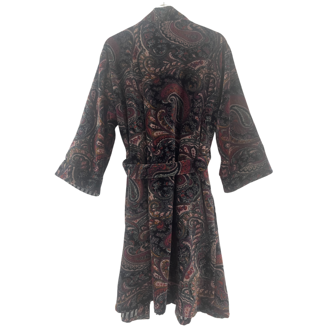 Velvet Printed Robe -Ambi