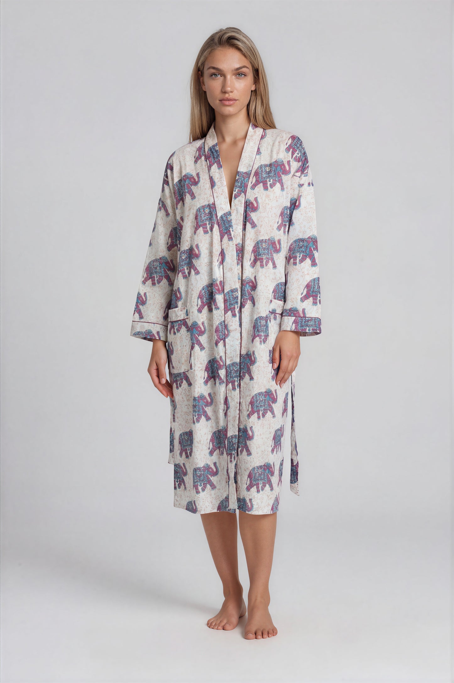 Apu Gown Hand Block Printed