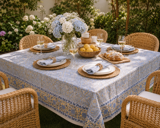 Hand Block Printed Table Cover(Bahar)
