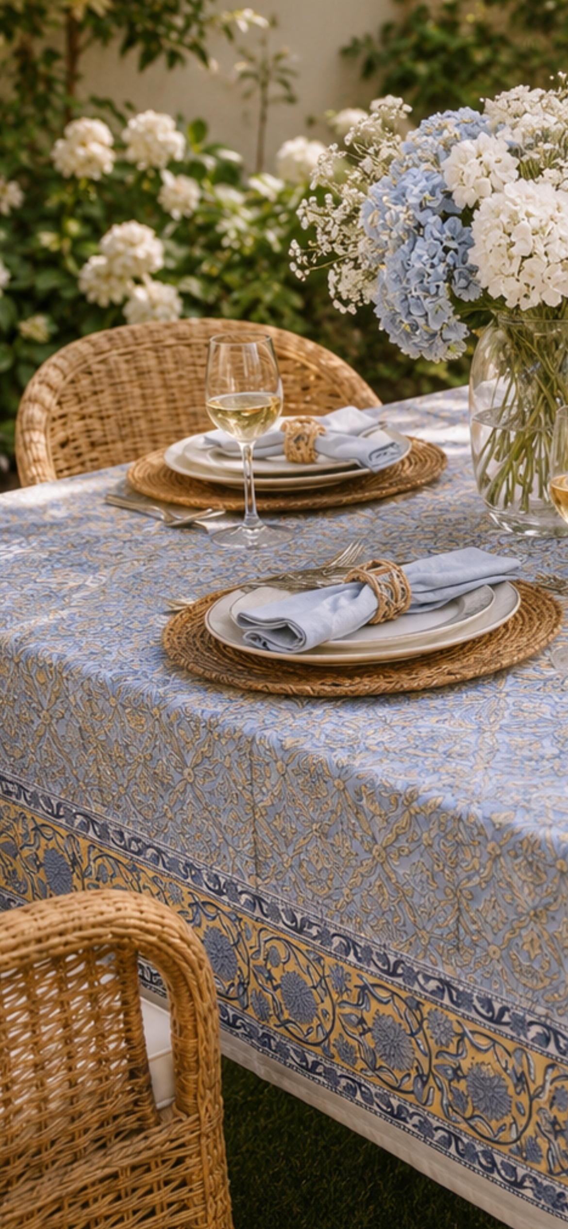 Hand Block Printed Table Cover(Bahar)