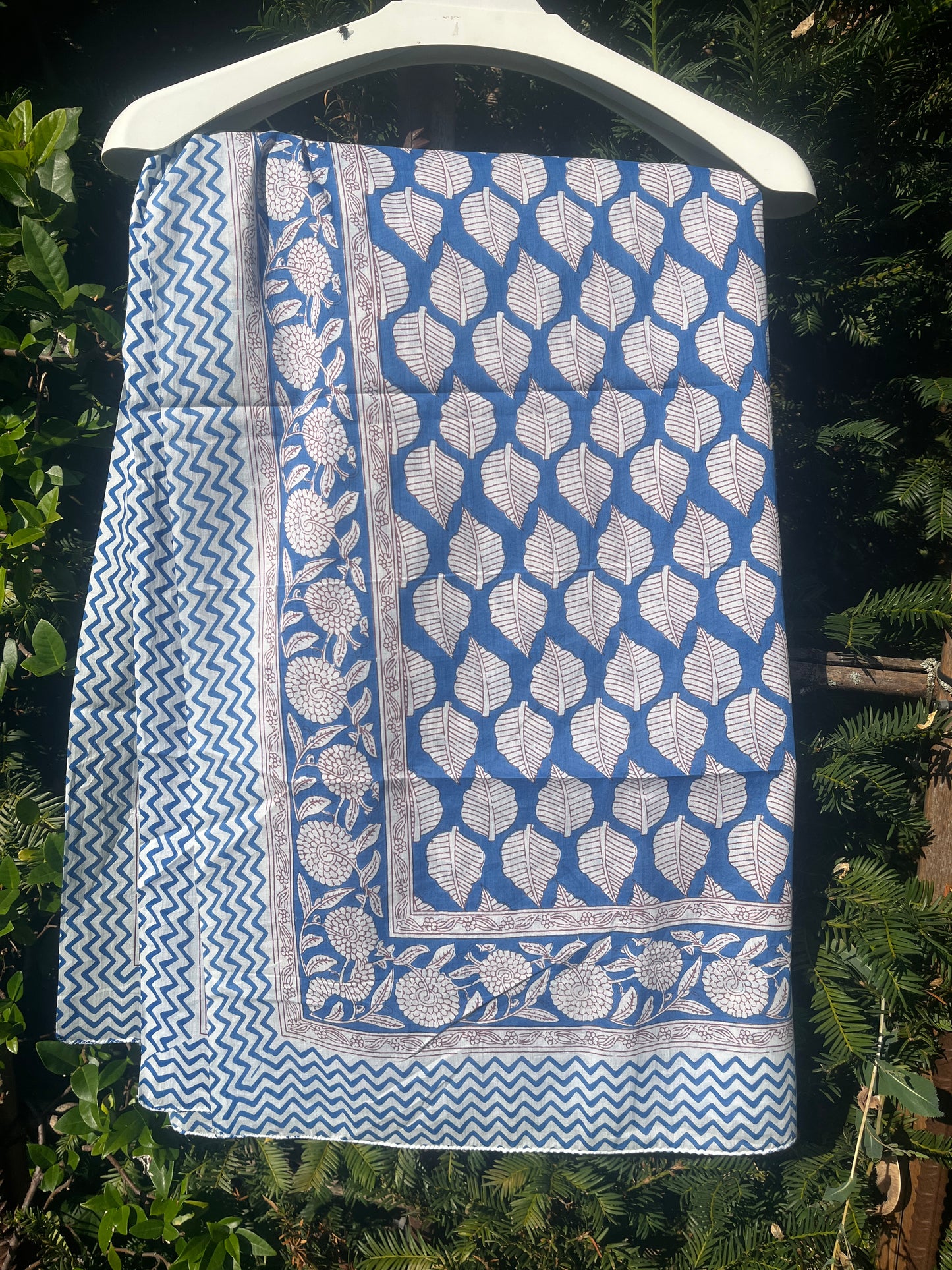 100% Cotton Hand Block Printed Sarong