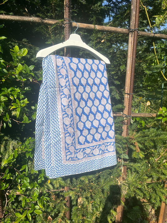 100% Cotton Hand Block Printed Sarong