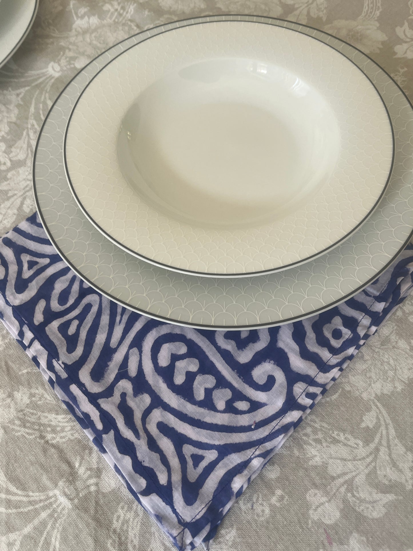 Table Napkins Hand Block Printed -Mod