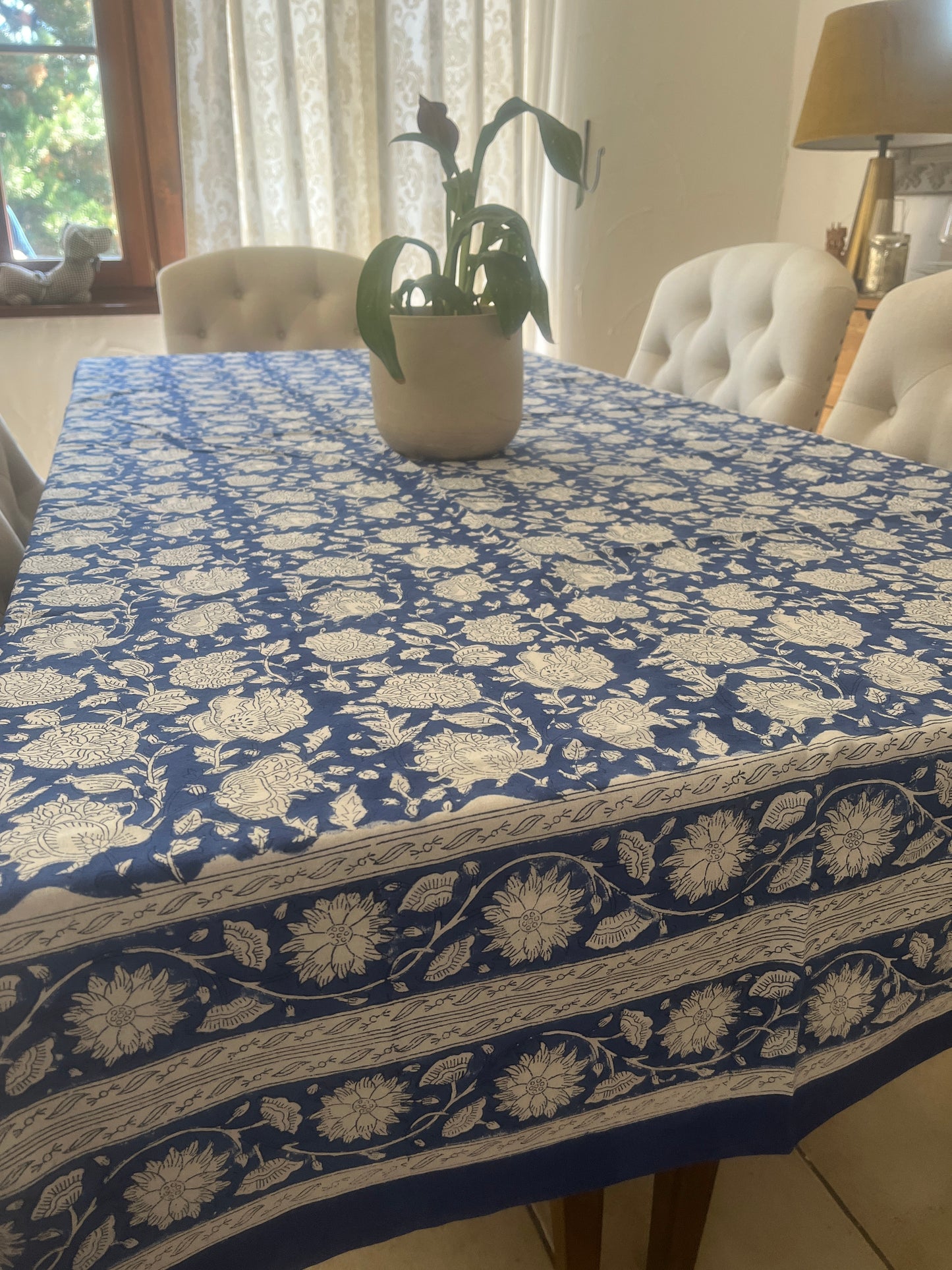 Hand Block Printed Table Cover(Jama)