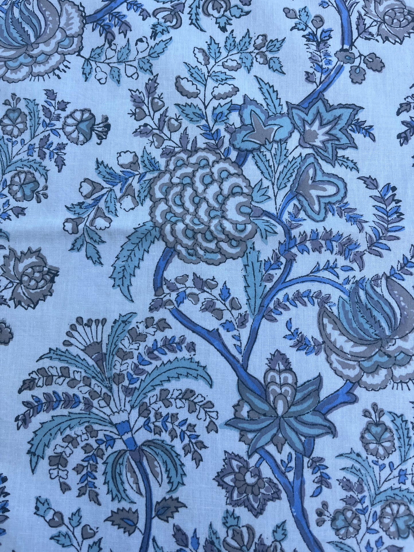 Hand Block Printed Table Cover (Neel)