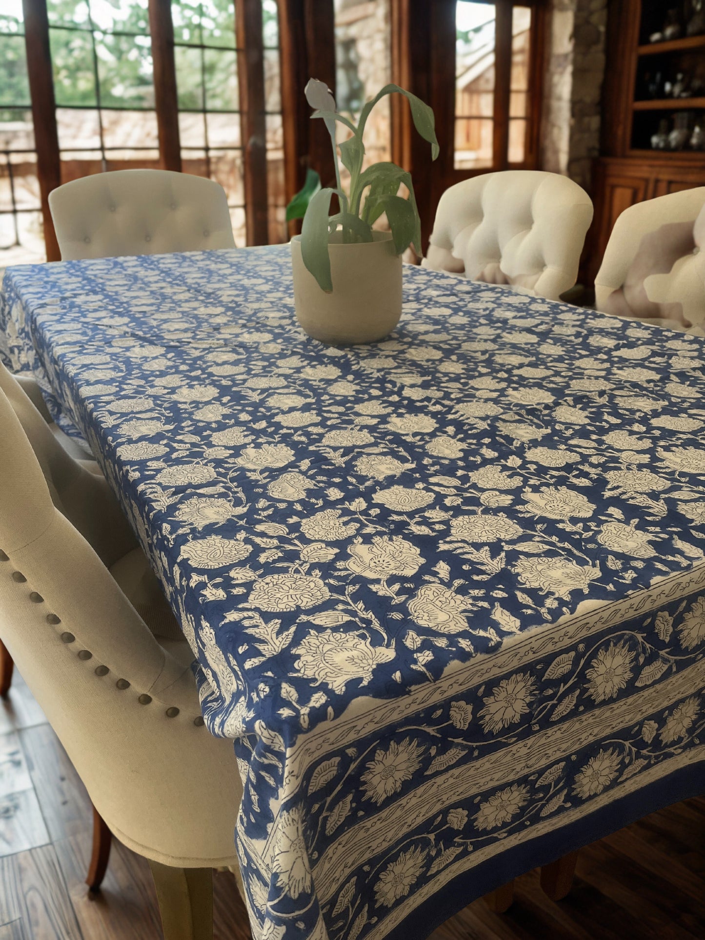 Hand Block Printed Table Cover(Jama)