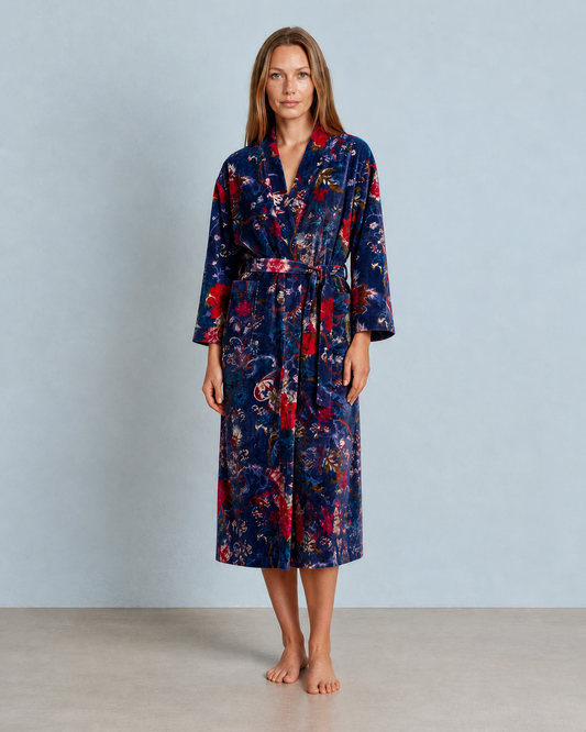Velvet Printed Robe